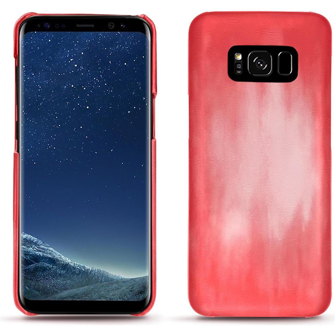 Bild von Noreve Lederschutzhülle (Samsung Galaxy S8+), Smartphone Hülle, Rosa