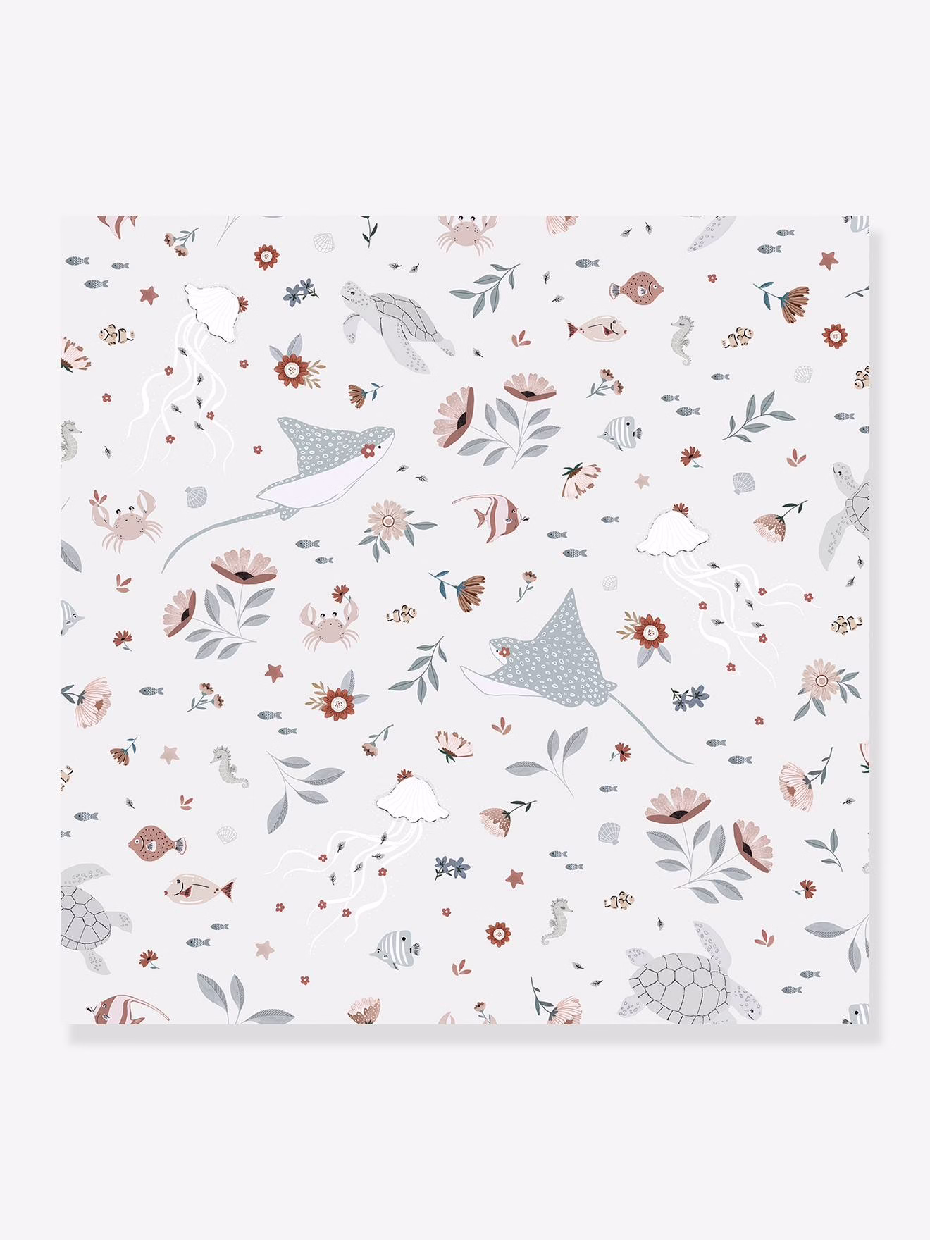 Bild von Kinderzimmer Vliestapete DREAMY SEALIFE LILIPINSO