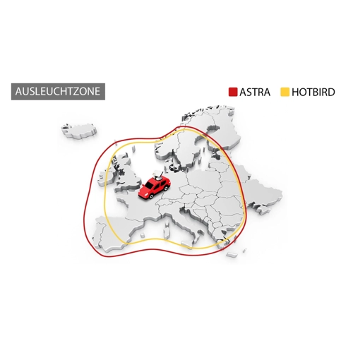 Bild von Selfsat Snipe 3 V3 Twin GPS Vollautomatische Satellitenantenne Skew Sat System Camping