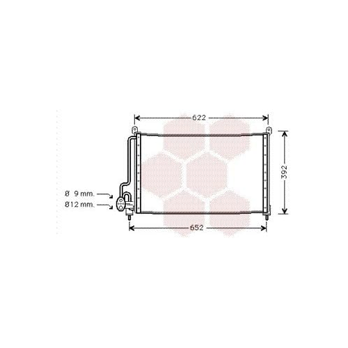 Bild von VAN WEZEL 37005229 Klimakondensator ohne Trockner – Perfekte Kühlung für deinen OPEL Calibra A
