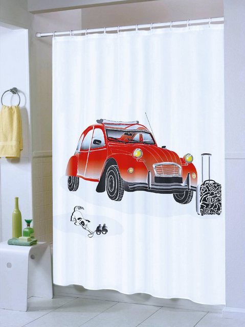 Bild von MSV Duschvorhang CITROEN 2CV Breite 180 cm, Höhe 200 cm