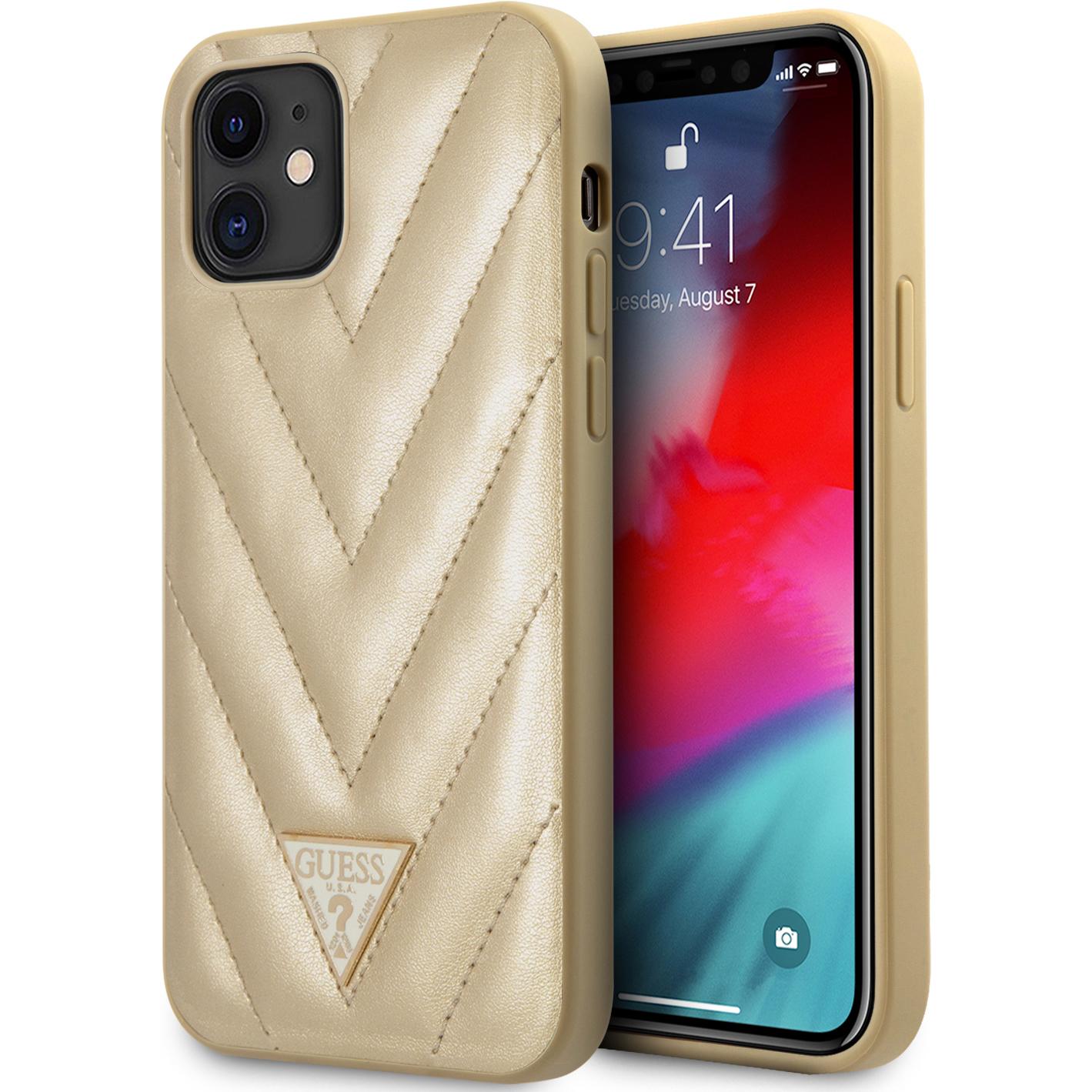 Bild von Guess Case (Apple iPhone 12 mini), Smartphone Hülle, Gold