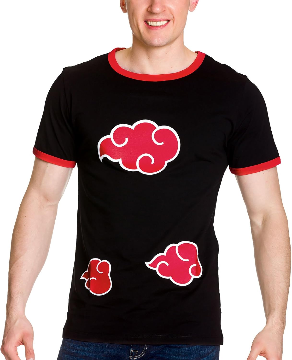 Bild von Naruto - Akatsuki - T-Shirt - Schwarz - L - 100% Baumwolle,Jersey