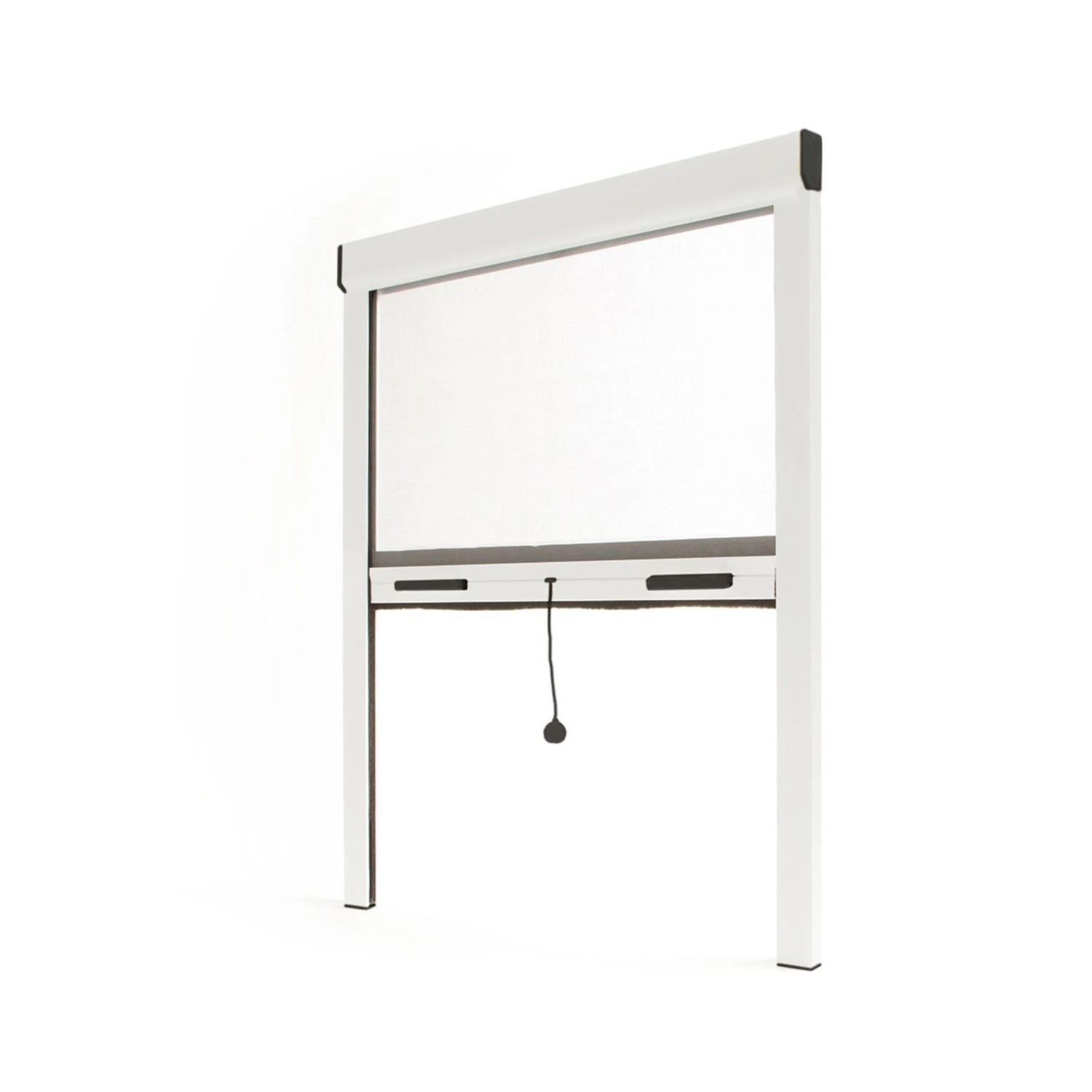 Bild von Avosdim Insektenschutzrollo für Fenster Aluminium 100cm x 160cm Weiß