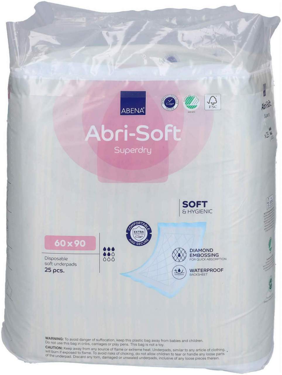 Bild von Abri Soft Superdry 60x90 cm Unterlage - Bei Inkontinenz
