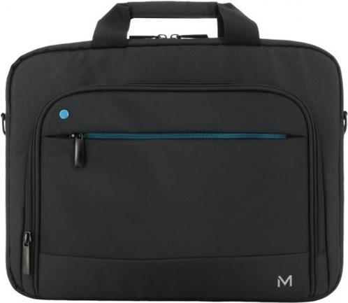 Bild von Mobilis THEONE BRIEFCASE TOPLOADING BLUE ZIP 14-16IN - RECYCLED (16"), Notebooktasche, Schwarz