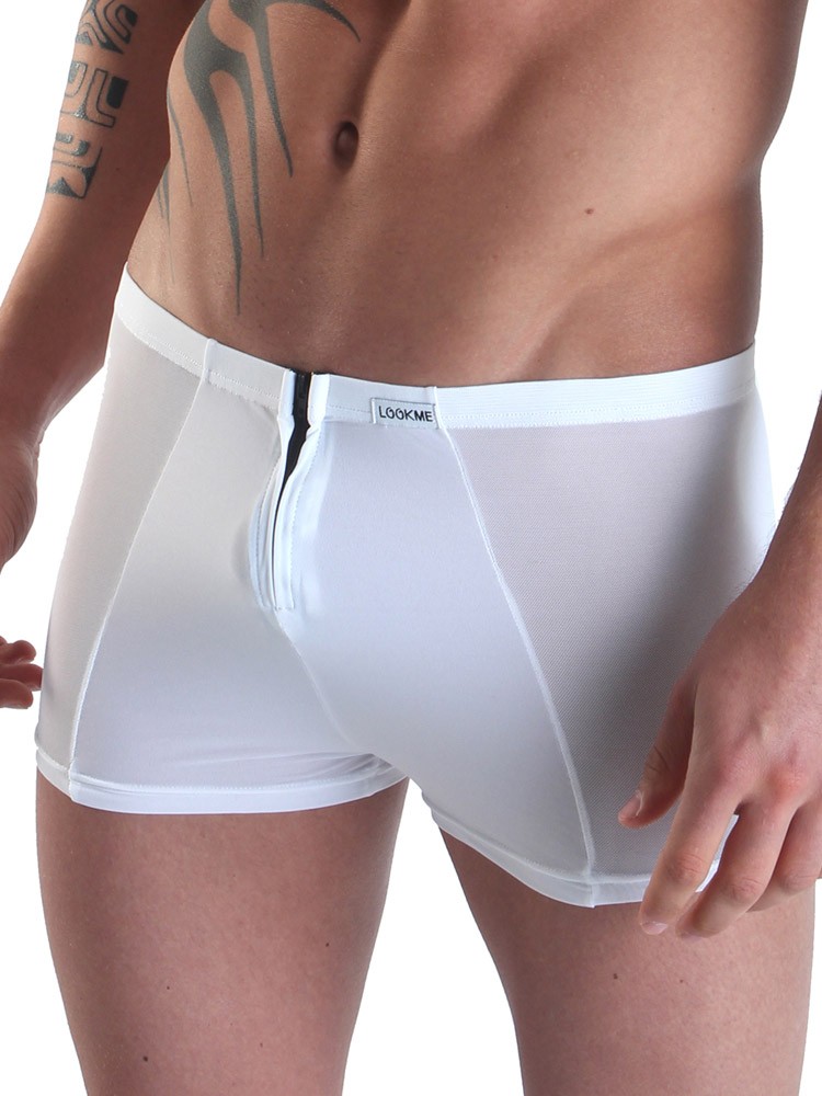 Bild von LOOK ME Boxershorts Herren-Shorts in weiß - S