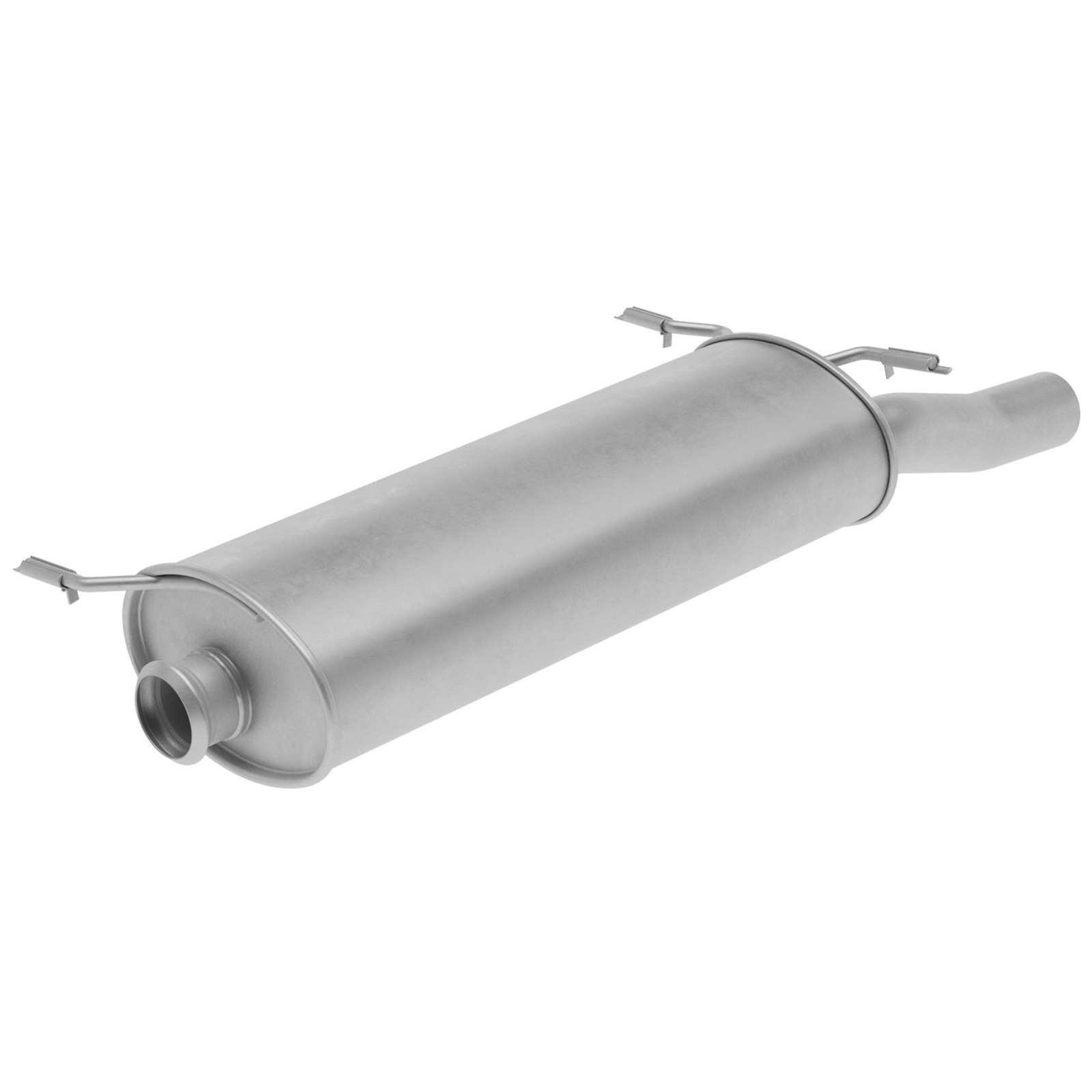 Bild von HELLA 8LD 366 027-281 Endschalldämpfer Endtopf, Auspuff Endtopf, Nachschalldämpfer hinten mit Anbauteilen