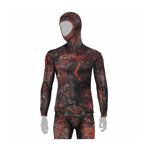 Bild von EPSEALON Tactical Ghost 3 mm Speerfischjacke in Red Camu