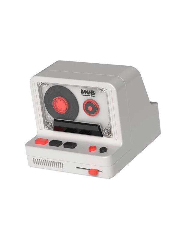 Bild von Mobility on Board Retro Lautsprecher RS-80 grau (12 h, Akkubetrieb), Bluetooth Lautsprecher, Grau