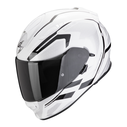 Bild von Scorpion Exo-491 Kripta Helm - Schwarz-Weiß - Größe XL für Männer