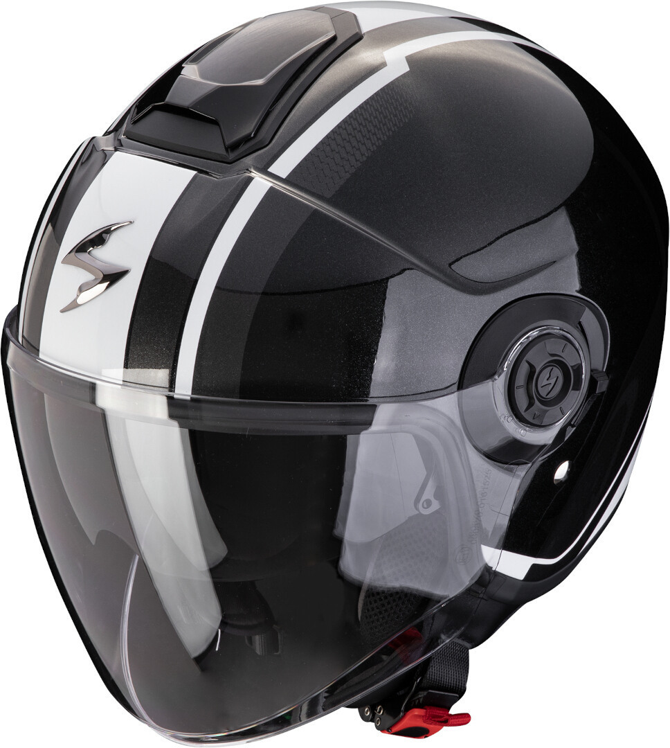 Bild von Scorpion Exo Motorradhelm Scorpion Exo-City II Vel Metal Schwarz / Weiss XL