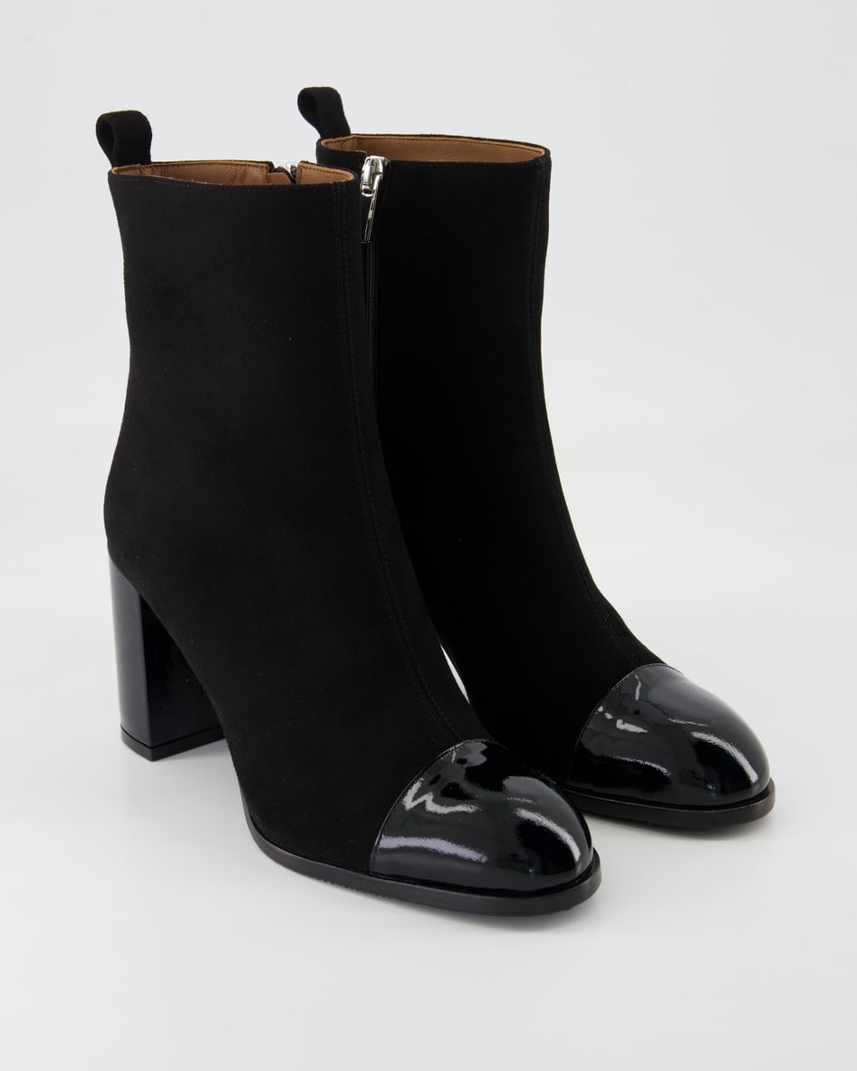 Bild von Konstantin Starke Schuhe - Camoscio Nero / Vernice Nero Veloursleder (Schwarz, Gr. 37)