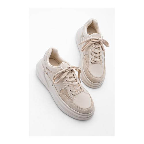 Bild von Marjin Sneaker Beige Flacher Absatz für Damen - 39
