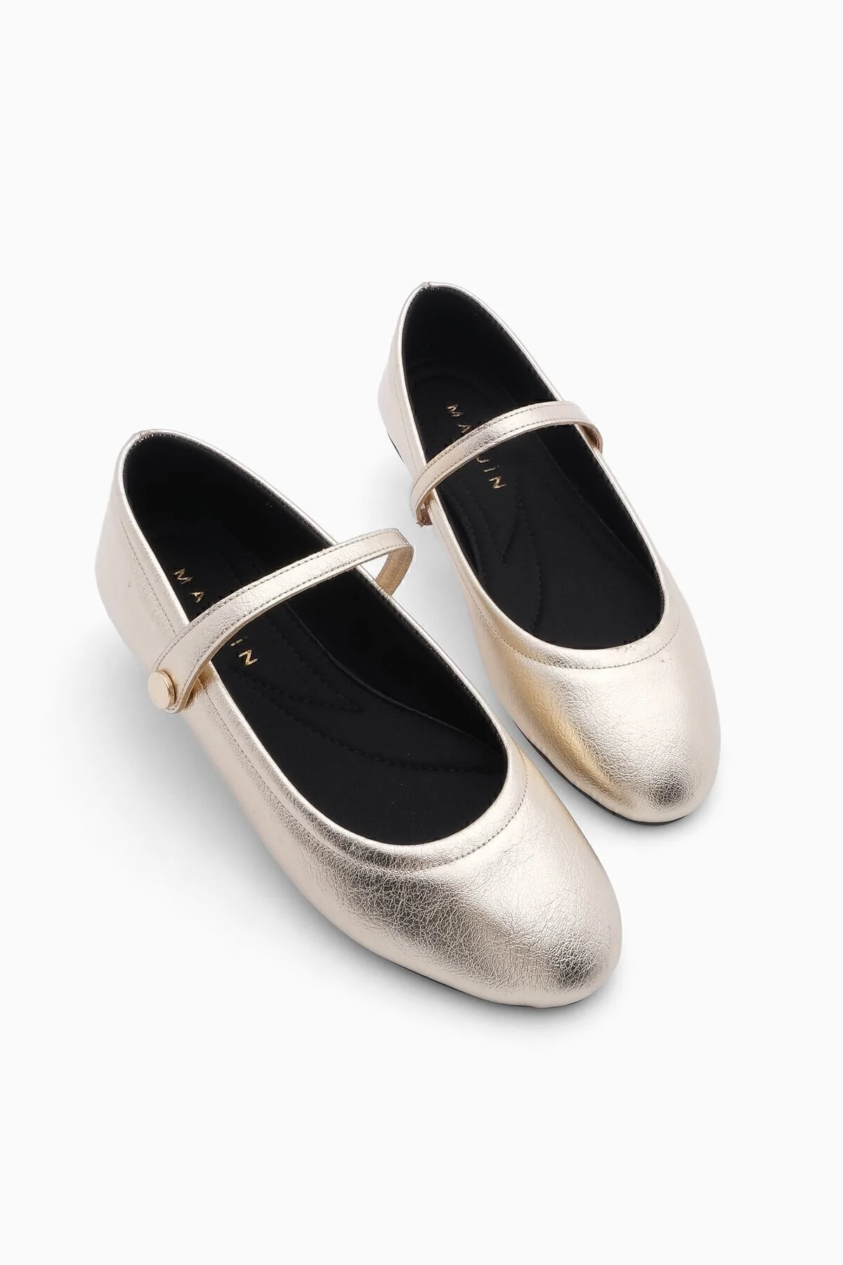 Bild von Marjin Helm-ballerina-schuhe Mary Jane Mesve Gold für Damen - 40