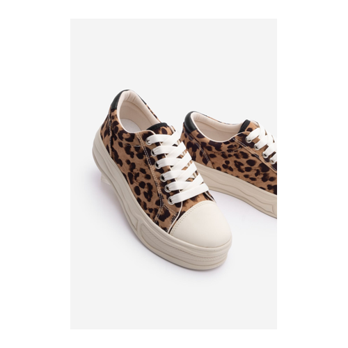 Bild von Marjin Sneaker Mit Leopardenmuster Und Dicker Sohle – Larka Leopard für Damen