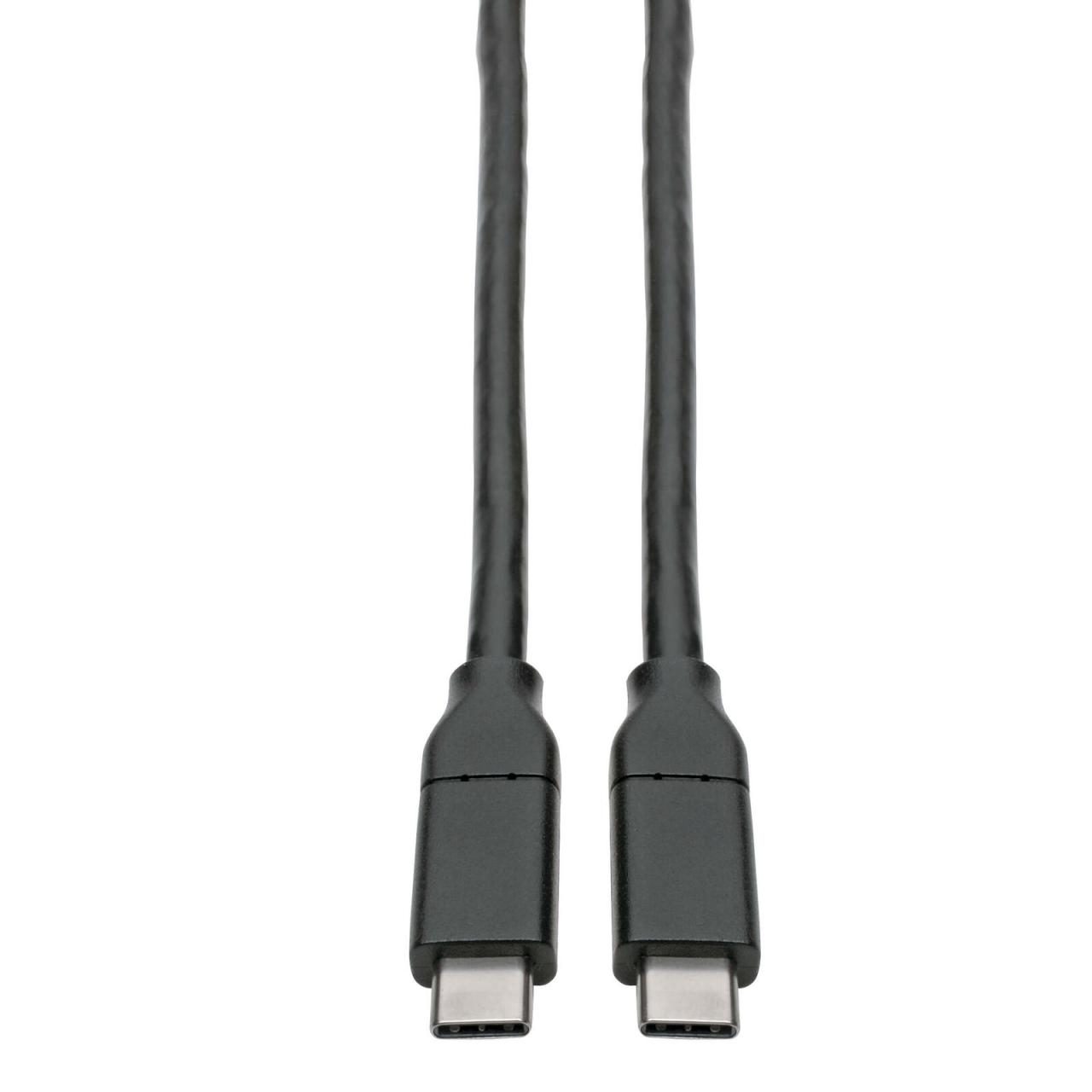 Bild von Eaton Tripp Lite Series USB-C Kabel (Stecker/Stecker) - USB 2.0, 5A Rated, USB-IF Certified, Thunderbolt 3, 13 ft. (3.96