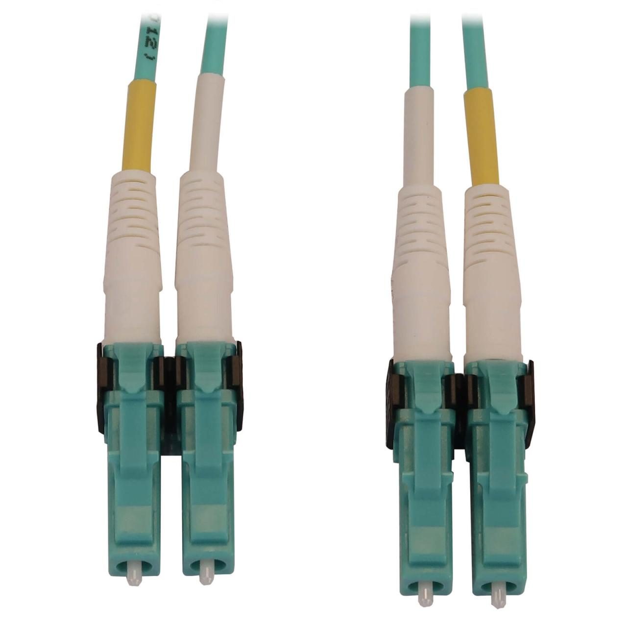 Bild von Eaton Tripp Lite Series 400G Multimode 50/125 OM4 Switchable Fiber Optic Kabel (Duplex LC-PC Stecker/Stecker), 3 m