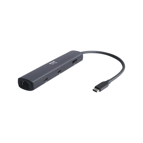Bild von Eaton Tripp Lite Series USB-C Multiport Adapter - 8K HDMI, 3 USB Hub Ports, Gigabit Ethernet, 100W PD Charging, HDR, HDC