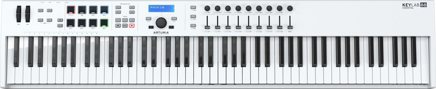 Bild von Arturia KeyLab Essential 88 (Controller), MIDI Controller, Weiss