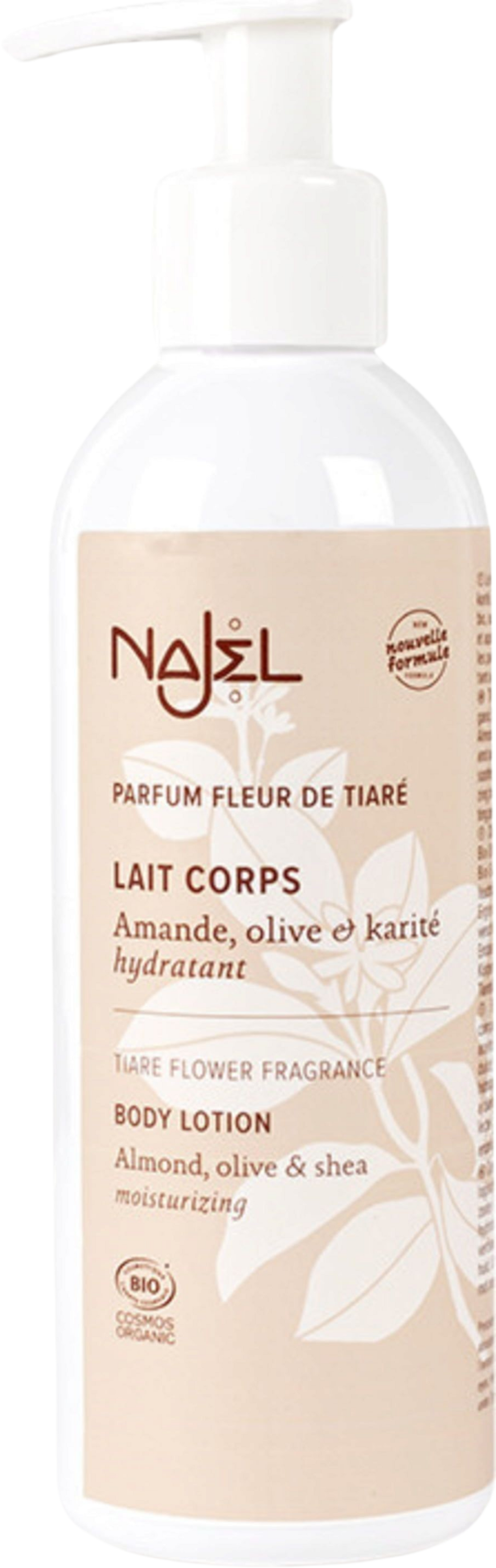 Bild von Najel Körpermilch mit Tiaré-Blüte parfümiert - 200 ml