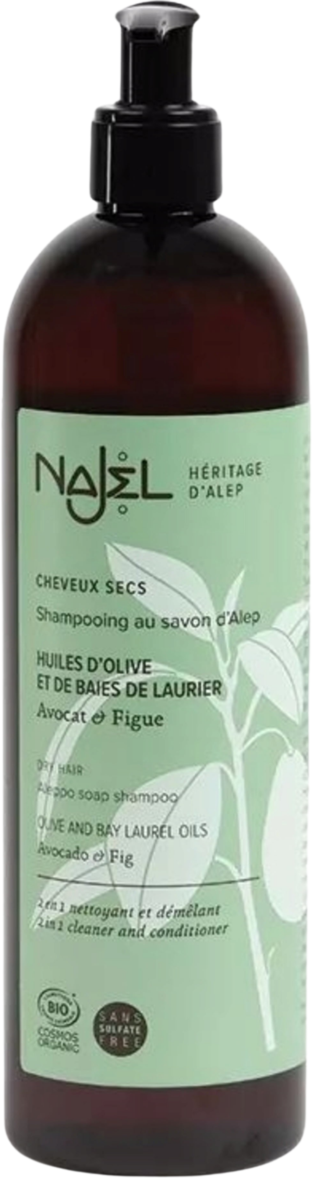 Bild von Najel Aleppo-Seife Shampoo für trockenes Haar - 500 ml