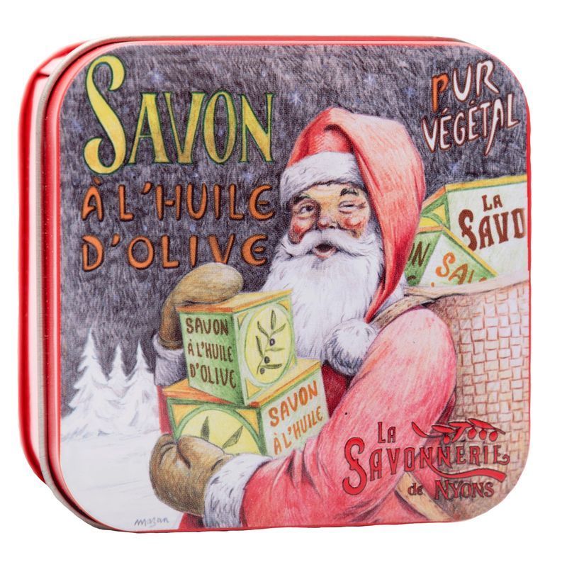 Bild von La Savonnerie de Nyons - Metallbox mit Seife - Weihnachtsmann