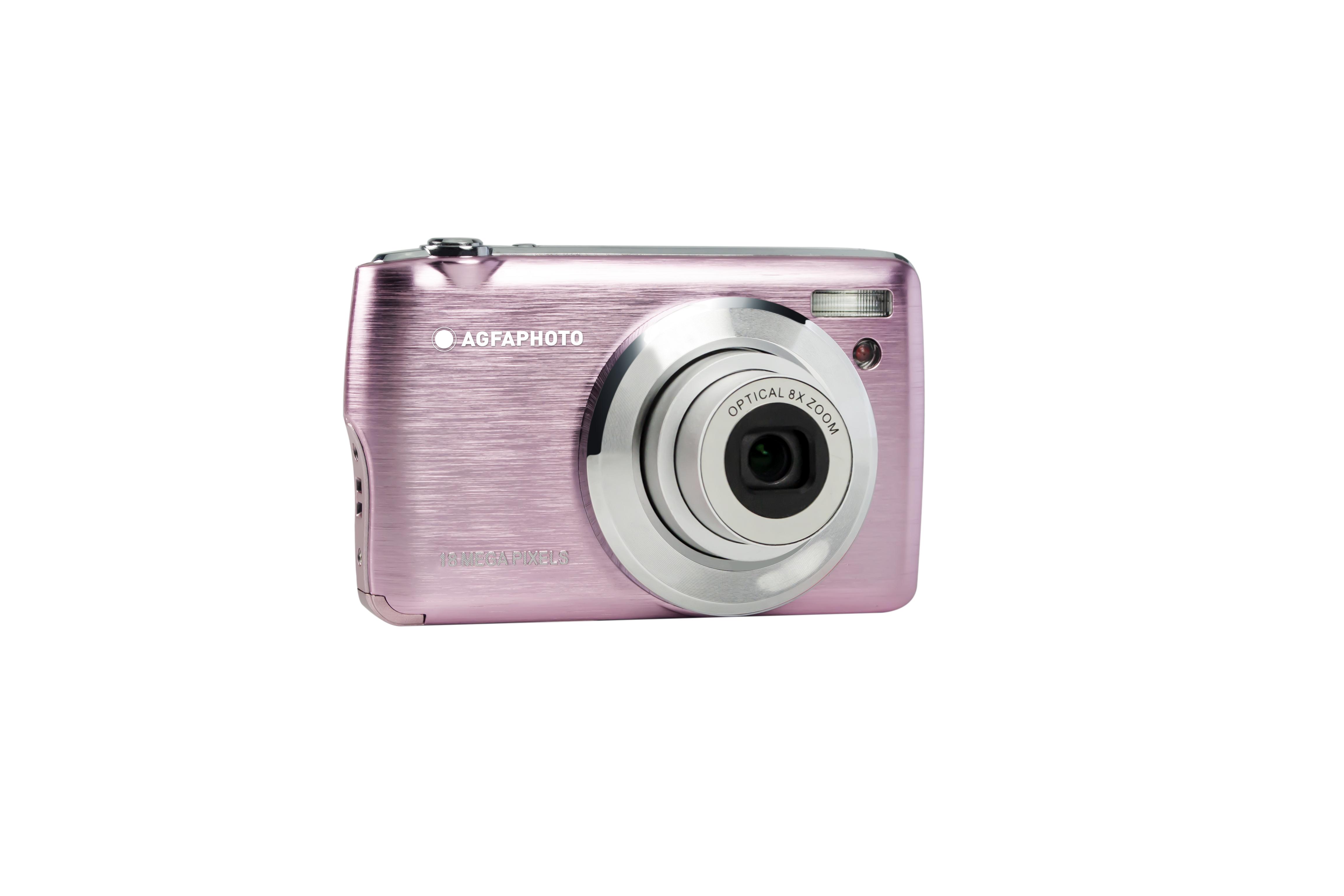 Bild von AgfaPhoto Realishot DC8200 Digitalkamera 18 Megapixel Opt. Zoom: 8 x Pink inkl. Akku, inkl. Tasche
