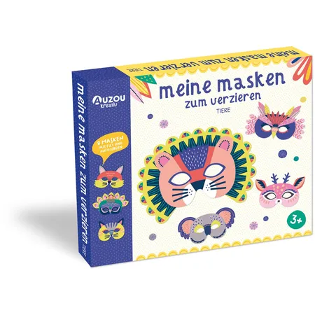 Bild von AUZOU Spiel Meine Masken zum Verzieren Tiere [ 617898 ]