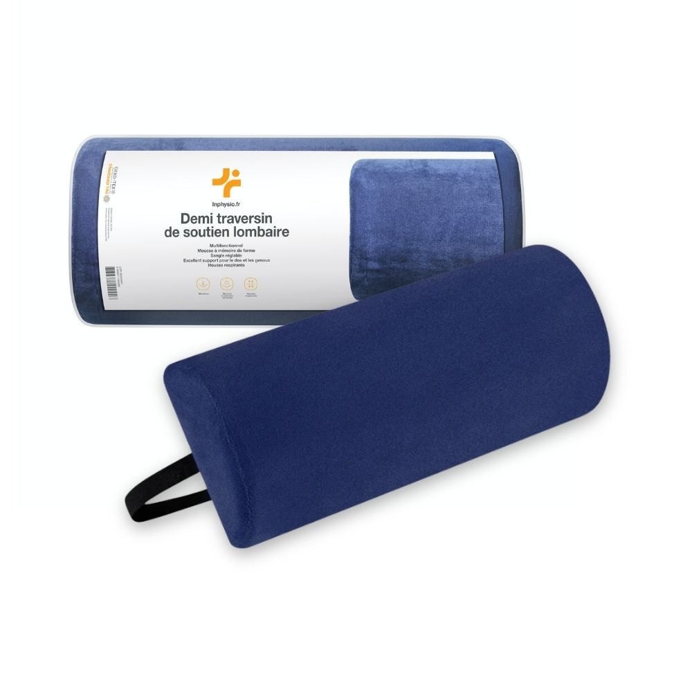 Bild von INPHYSIO Multifunktionell Halbrolle, Memory-Schaum, Verstellbarer Gurt