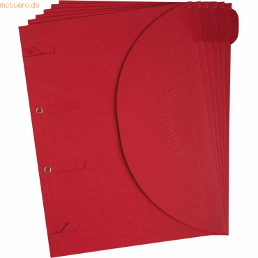 Bild von Tarifold, Mappe, Ordnungsmappe Smartfolder A4 Standard rot VE=100 Stück (A4, 1 x)