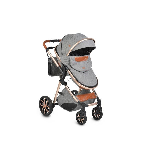 Bild von Moni Kombi-Kinderwagen Kinderwagen Alma, Sportsitz Tragetasche umbaubar Wickeltasche Sitz umkehrbar