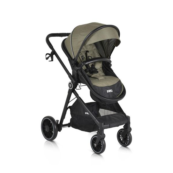 Bild von Moni Kombi-Kinderwagen Kinderwagen 2 in 1 Rio 22 kg, umbaubar Fußabdeckung klappbar Korb Gurt