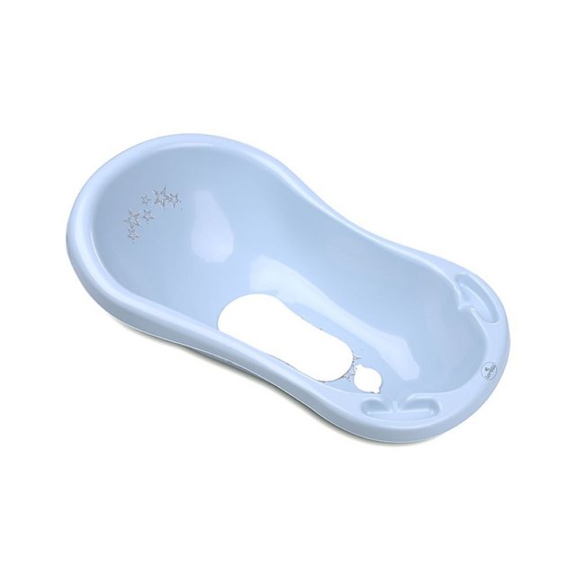 Bild von Lorelli Babybadewanne 1013046 Wasserablauf 84 cm Ablagefächer ergonomische Form, Farben:hellblau