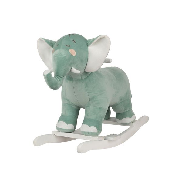 Bild von Kikkaboo Schaukeltier Schaukeltier Elefant, Holzgriffe, Holzkufen, Holzspielzeug ab 18 Monate