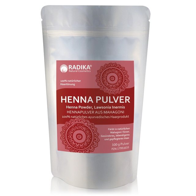 Bild von BIOHERBA R Pflege-Set Henna Pulver Mahagoni 100 g