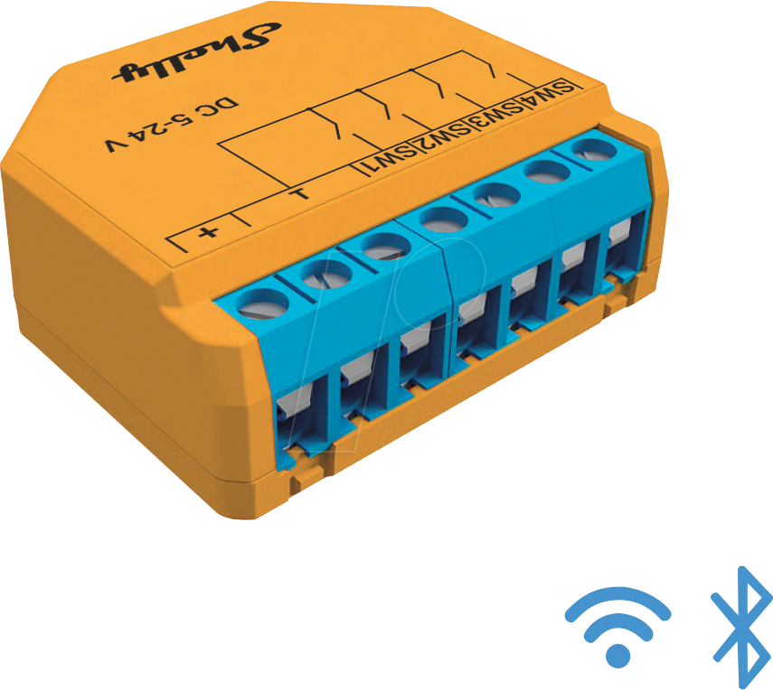 Bild von Shelly Unterputz "Plus i4 DC" Szenenaktivierer WLAN BT