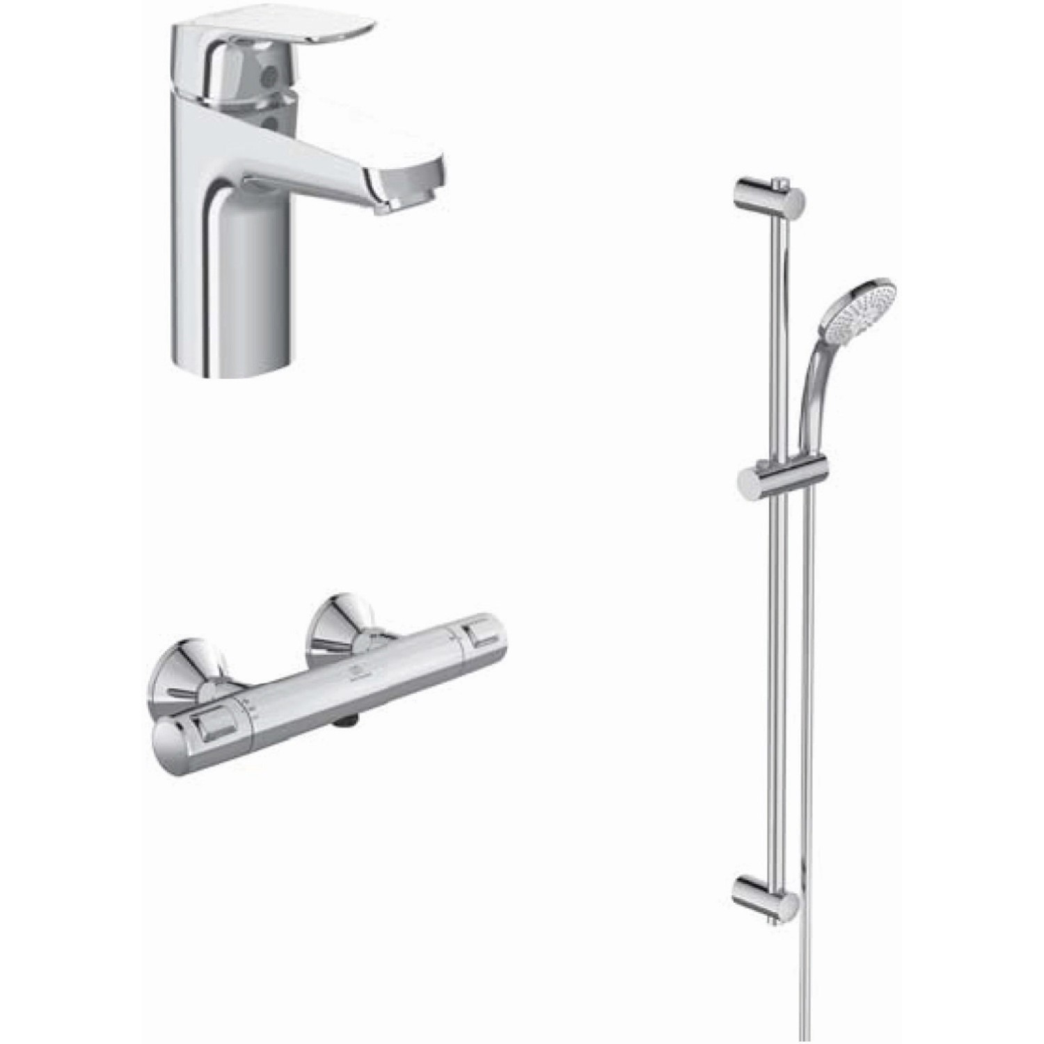Bild von Ideal Standard Armaturenpaket Ceraflex, mit Waschtischarmatur , BD012AA