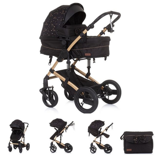 Bild von Chipolino Kombi-Kinderwagen Kinderwagen Camea 2 in 1, Moskitonetz, Wickeltasche, Getränkehalter