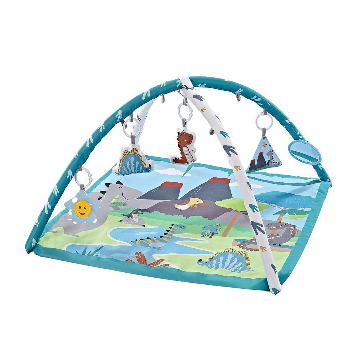Bild von Chipolino Spielbogen Tiere, Musikfunktion, 5 Hängespielzeuge, Krabbeldecke, Farbe:weiß