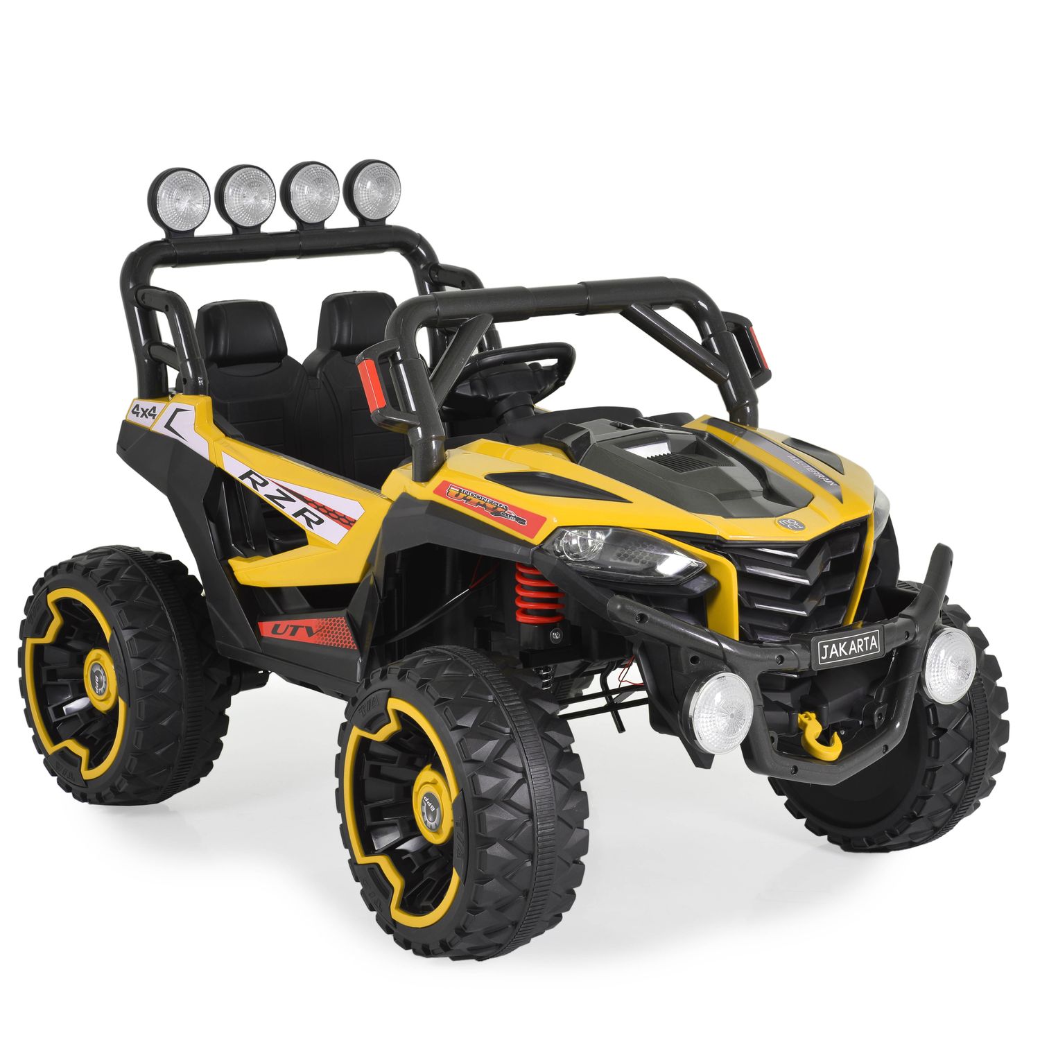 Bild von Moni Elektro-Kinderquad Kinderauto Jeep Jakarta, Belastbarkeit 30 kg, BLK-819, Fernbedienung, MP3, vier Motoren