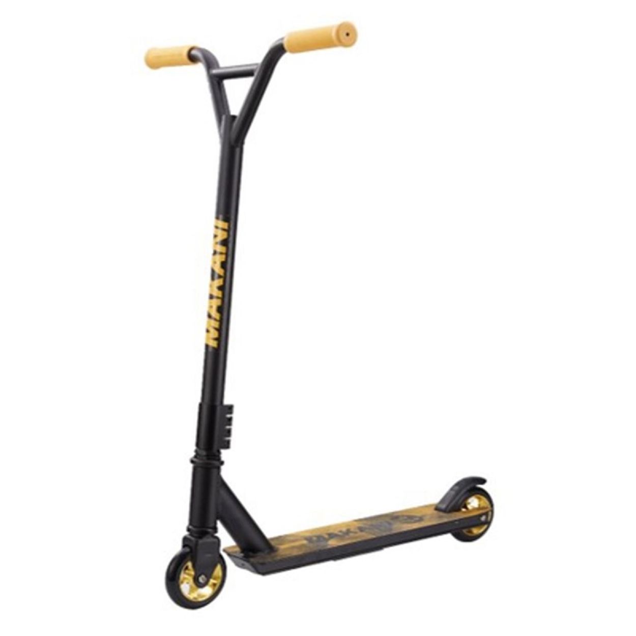 Bild von Makani Scooter GORD, 88A PU-Räder, Griff 360° drehbar, Hinterradbremse, ABEC7, Farbe:gelb
