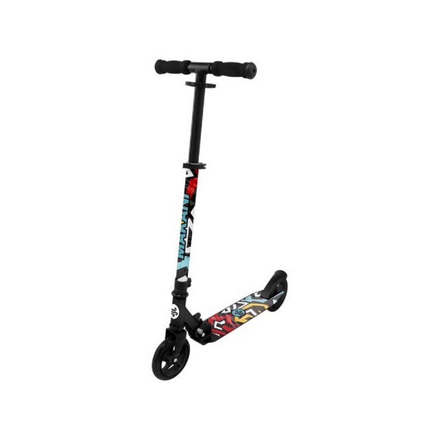 Bild von makani Kinderroller Zonda, klappbar, PU Räder, ABEC-7 Lager, Bremse, verstellbar, Farbe:schwarz