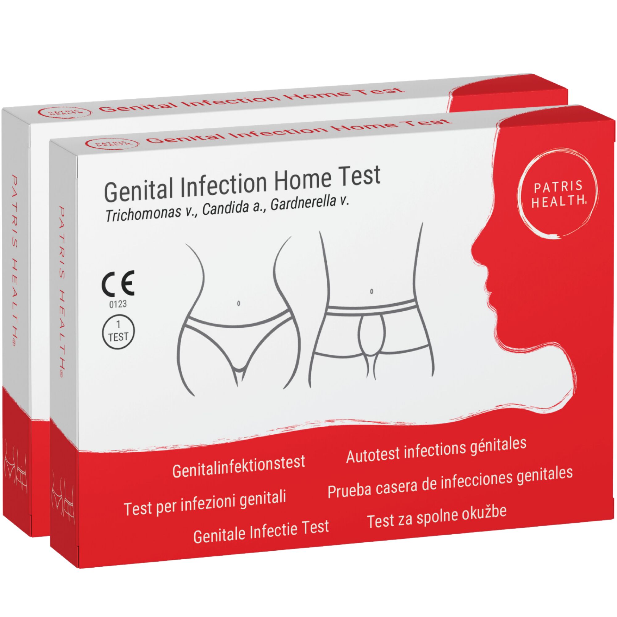 Bild von Patris Health® Genitalinfektionstest - Trichomonas, Candida, Gardnerella