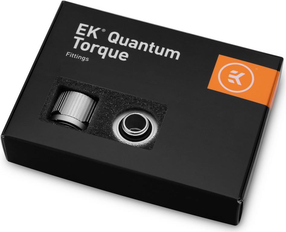 Bild von EKWB EK-Quantum Torque STC 10/13 - 6er-Pack, Satin Titanium, Wasserkühlung Anschluss, Silber