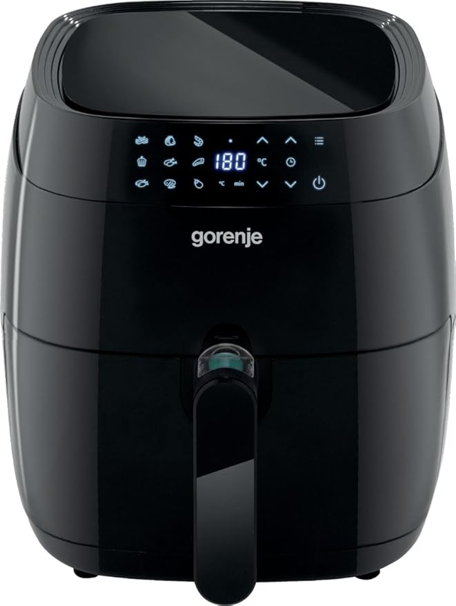 Bild von Gorenje Heißluftfritteuse 1400 W, 3,5 L Kapazität, 9 Voreingestellte Programme, LED-Anzeige, Einstellbare Temperatur & Timer, Antihaftbeschichtung, Heißluftzirkulation – AF1409DB