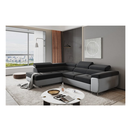 Bild von Fun Möbel Ecksofa Couchgarnitur JADE – Stilvolles Sofa mit Schlaffunktion