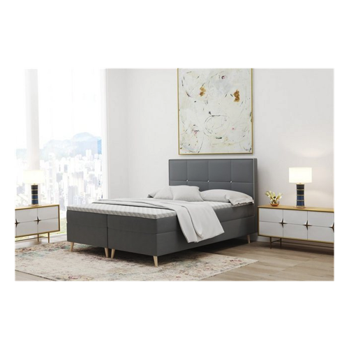 Bild von Stylisches Boxspringbett RENAN für höchsten Schlafkomfort