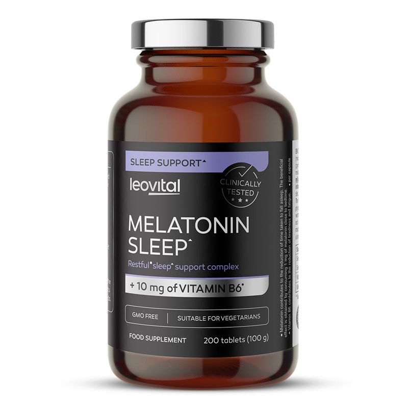 Bild von Polleo Leovital Melatonin Sleep, 200 Tabletten
