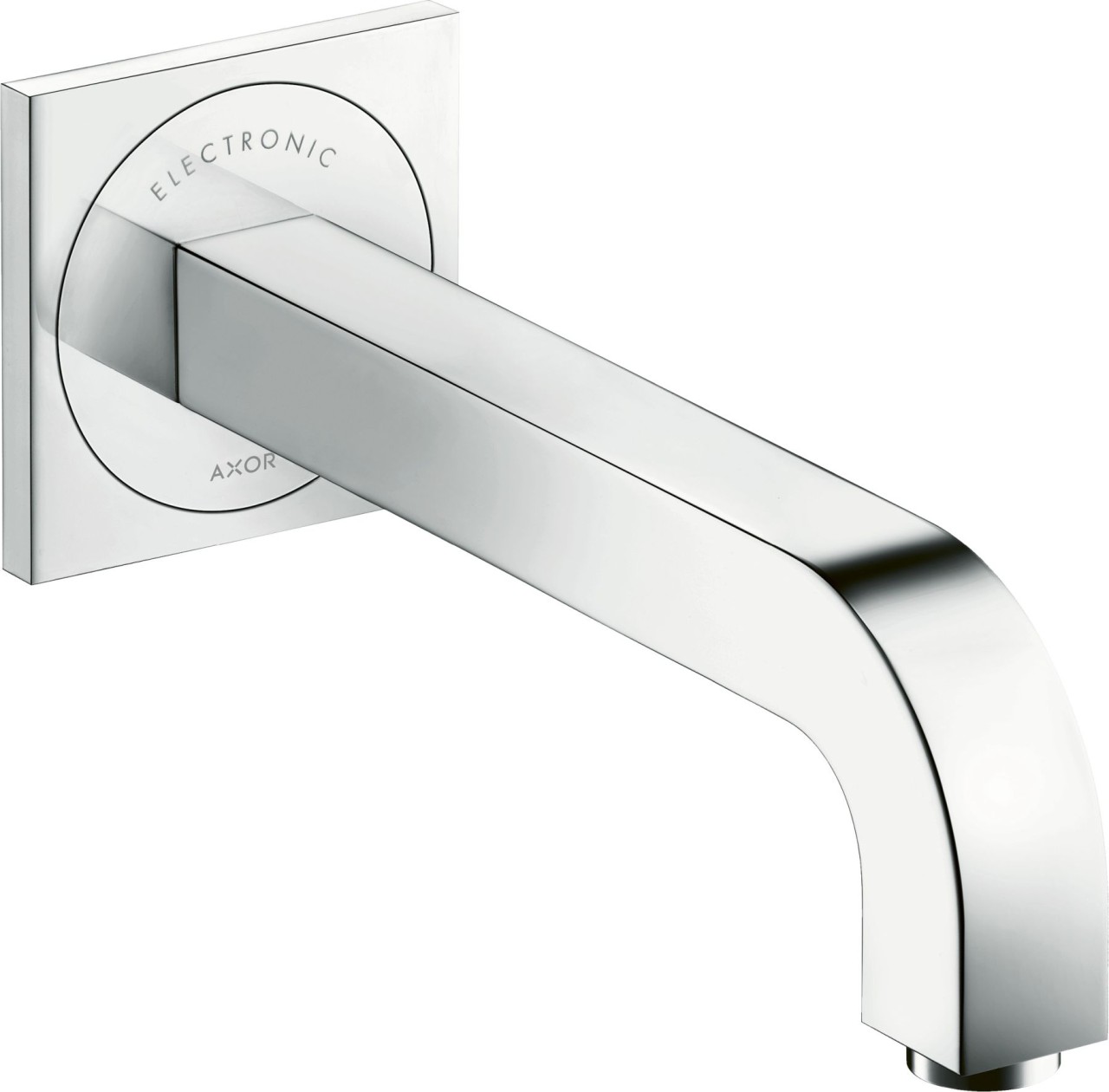Bild von Hansgrohe AXOR Citterio	1 x Elektronik-WaschtischmischerProduktdetails	mit Infrarot Nährungselektronik	automatische Umgebungsanpassung der Infrarotsensorik	Reichweite einstellbar - 5 Einstellungen	Netzbetrieb, 250 V / 50 Hz Netzanschluss	Temperatur einstellbar über Grundkörper	Hygienespülung aktivierbar (automatischer Wasserlauf)	Dauerspülung aktivierbar	(einmaliger Wasserlauf für 180 Sekunden,	zur thermischen Desinfektion geeignet)	mit Reinigungsfunktion: manueller Wasserstop zu Beckenreinigung	Schmutzfangsiebe in den Anschlussschläuche	Sicherheit geprüft und Fertigung überwacht	durch TÜV SÜD Product Service GmbHTechnische Details	Ausladung: 221 mm	max. Durchflussmenge bei 3 bar: 5 l/min.	230 V / 50 Hz Netzanschluss	Frequenz Hygienespülung: 24 h	Spülzeit Hygienespülung: 10 Sekunden	EU-Taxonomie: max. 6 l/min	wesentlicher Beitrag (SC) möglichHinweis:Für eine optimale Funktion beachten Sie bitte einen Mindestabstand von Mitte Auslauf bis hintere Waschtischkante von 140 mm.
